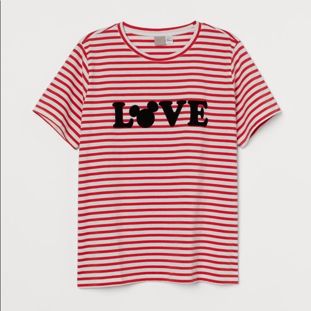 H&M Disney Love Mickey Shirt NWT